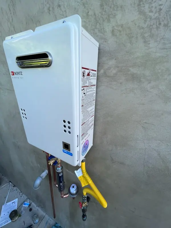 Tankless water heater installation for Skyline Acres homes